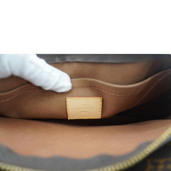 Louis Vuitton Multi Pochette Accessoires Monogram Canvas Crossbody Bag Brown - Picture 14 of 15